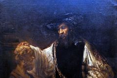 Top Met Paintings Before 1860 02-1 Rembrandt Aristotle with a Bust of Homer